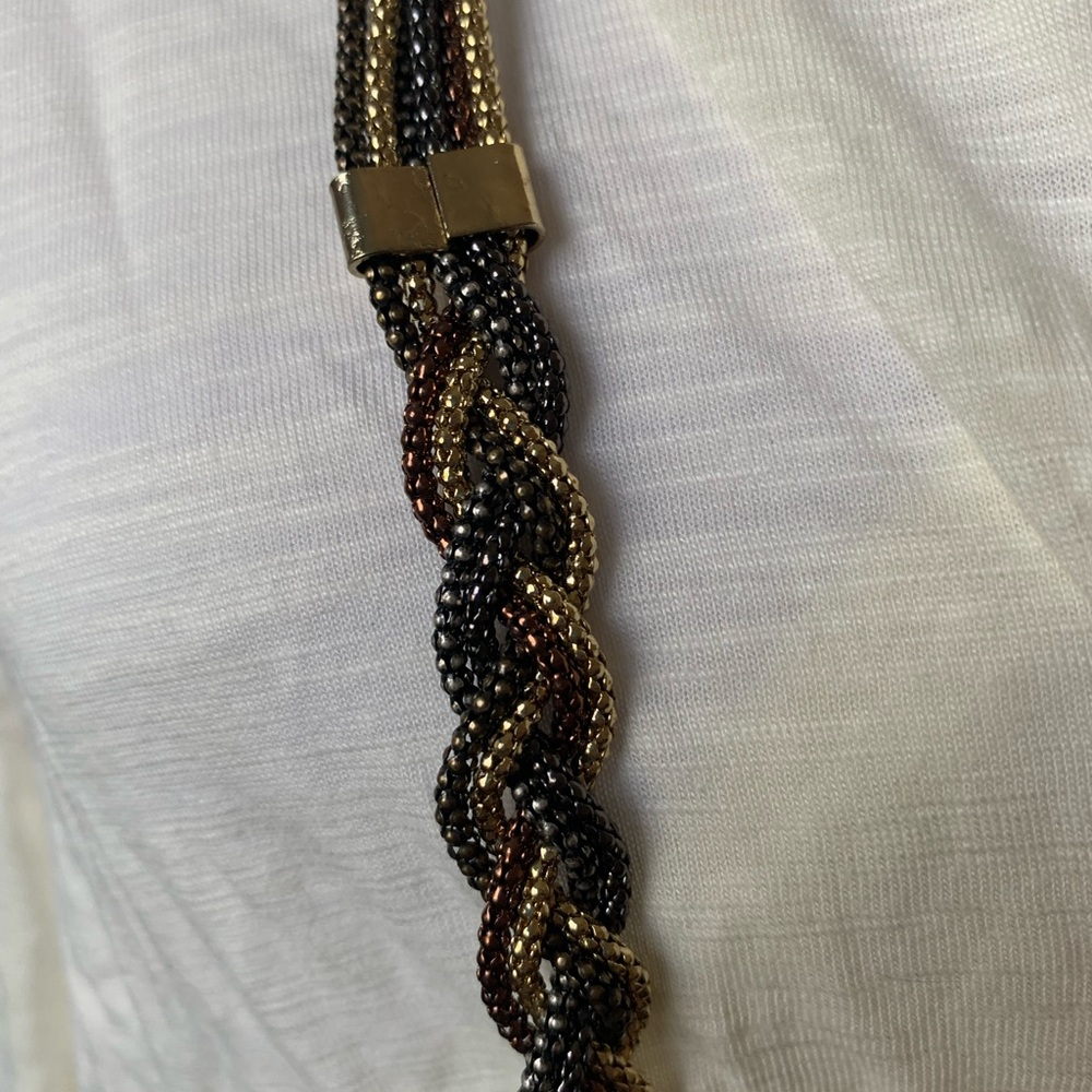 Multi colored metal chain belt - Picture 5 of 6